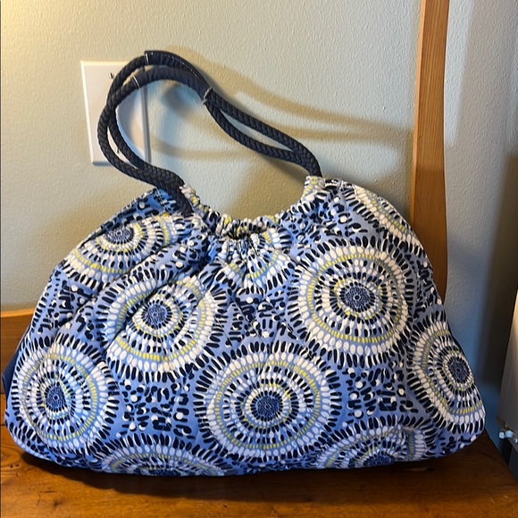 Vera Bradley 🌟HP🌟Starry Night Tote with matching keychain wallet NWOT - Picture 2 of 10